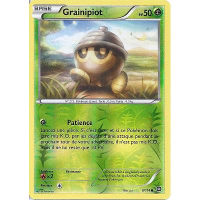 Carte Pokemon - XY11 - Offensive Vapeur - Grainipiot - PV 50 - 9/114 - Holo Reverse - VF État correct reconditionné disponible sur Fnac