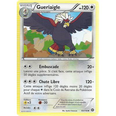 Carte Pokemon - XY11- Offensive vapeur - Gueriaigle - PV 120 - 93/114 - Peu Commune - VF État correct Asmodee reconditionné disponible sur Fnac