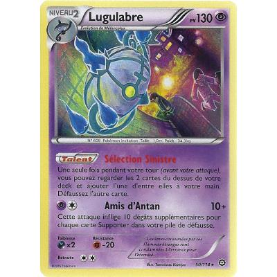 Carte Pokemon - XY11- Offensive vapeur - Lugulabre - PV 130 - 50/114 - Holo Rare - VF État correct Asmodee reconditionné disponible sur Fnac