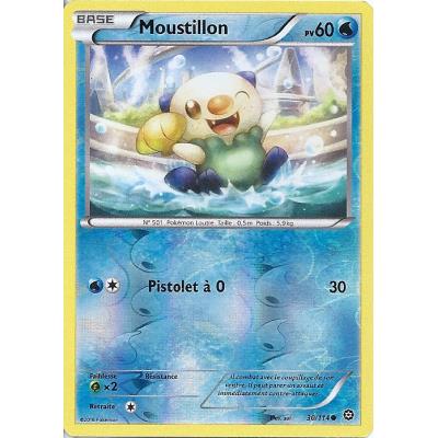 Carte Pokemon - XY11 - Offensive Vapeur - Moustillon - PV 60 - 30/114 - Holo Reverse - VF État correct reconditionné disponible sur Fnac