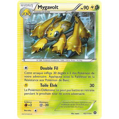 Carte Pokemon - XY11- Offensive vapeur - Mygavolt - PV 90 - 42/114 - Rare - VF État correct reconditionné disponible sur Fnac