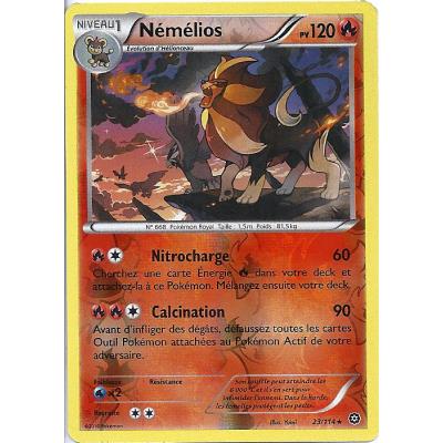 Carte Pokemon - XY11 - Offensive Vapeur - Némélios - PV 120 - 23/114 - Holo Reverse - VF État correct Asmodee reconditionné disponible sur Fnac