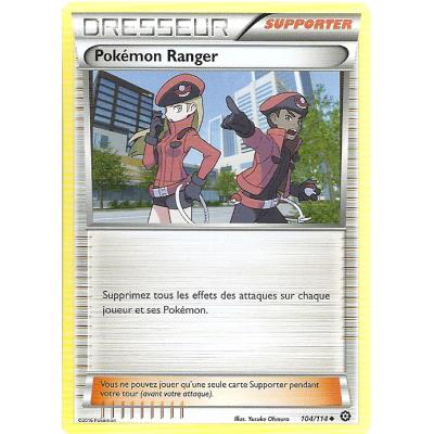 Carte Pokemon - XY11- Offensive vapeur - Pokémon Ranger - Dresseur - 104/114 - Peu Commune - VF État correct Asmodee reconditionné disponible sur Fnac