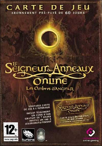 Carte prépayée - Le Seigneur des Anneaux Online État correct Codemasters reconditionné disponible sur Fnac