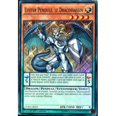 carte YU-GI-OH CORE-FR025 Luster Pendule, Le Dracossassin NEUF FR État correct reconditionné disponible sur Fnac