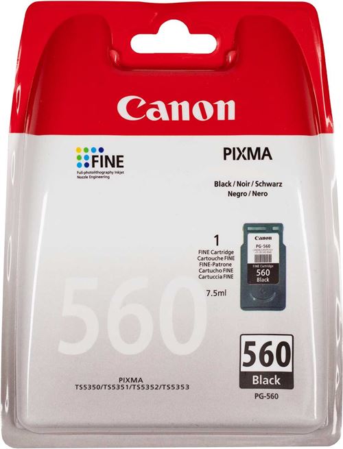 Cartouche d'encre Canon PG 560 Noir État correct - 18,99 € Cartouche d'encre Canon PG 560 Noir État correct Canon reconditionné disponible sur Fnac | Dero