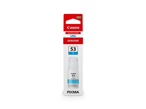 Cartouche d'encre couleur Canon GI-53 Cyan pour Pixma G550 et G650 État correct reconditionné disponible sur Fnac