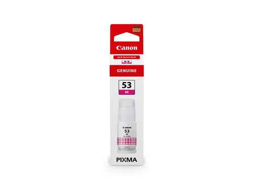 Cartouche d'encre couleur Canon GI-53 Magenta pour Pixma G550 et G650 État correct Canon reconditionné disponible sur Fnac