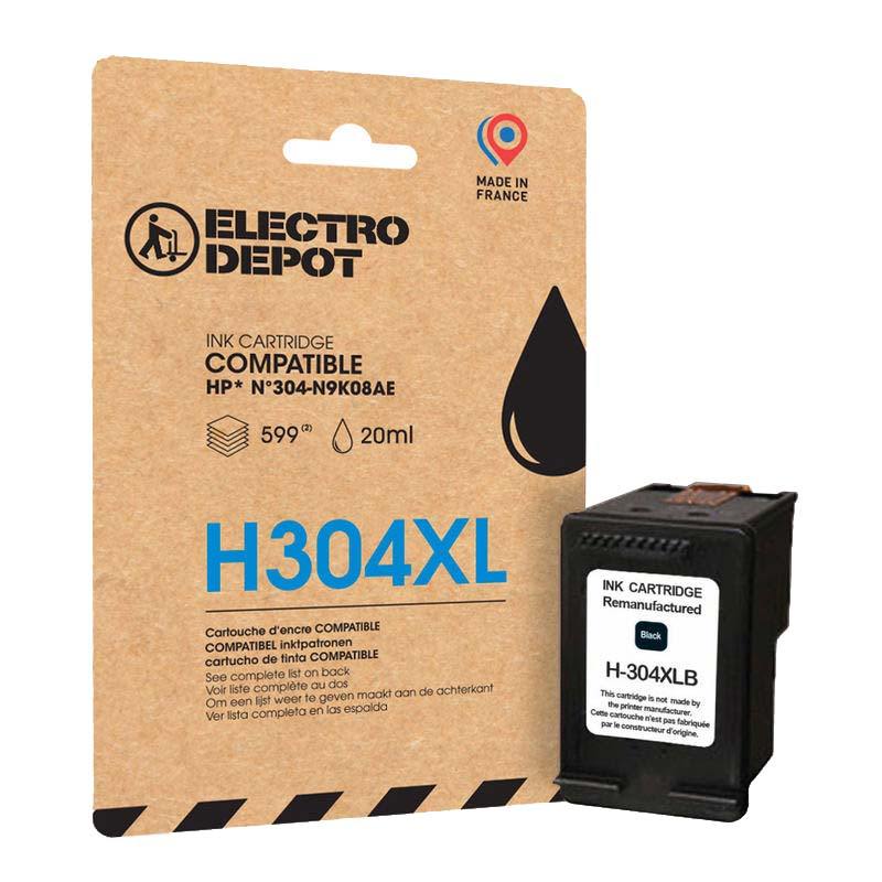 Cartouche D'encre Electro Depot Compatible Hp H304xl Noir Bon état - 24,98 € Cartouche D'encre Electro Depot Compatible Hp H304xl Noir Bon état reconditionné disponible sur Electro Depot