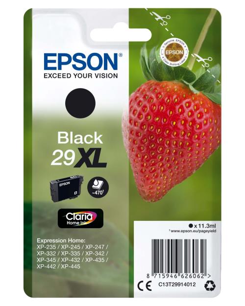 Cartouche d'encre Epson Fraise noir XL État correct Epson reconditionné disponible sur Fnac
