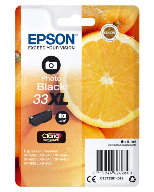 Cartouche d'encre Epson Orange noir photo XL État correct reconditionné disponible sur Fnac