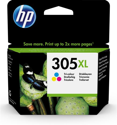 Cartouche d'encre HP 305XL Trois Couleurs État correct Hewlett-Packard reconditionné disponible sur Fnac