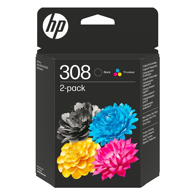 Cartouche D'encre Hp 308 Pack De 2 Cartouches D'encre Noire Et Trois Couleurs Authentiques Bon état - 35,98 € Cartouche D'encre Hp 308 Pack De 2 Cartouches D'encre Noire Et Trois Couleurs Authentiques Bon état reconditionné disponible sur Electro Depot