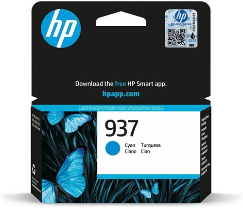 Cartouche d'encre HP N.937 Cart Cyan État correct Hewlett-Packard reconditionné disponible sur Fnac