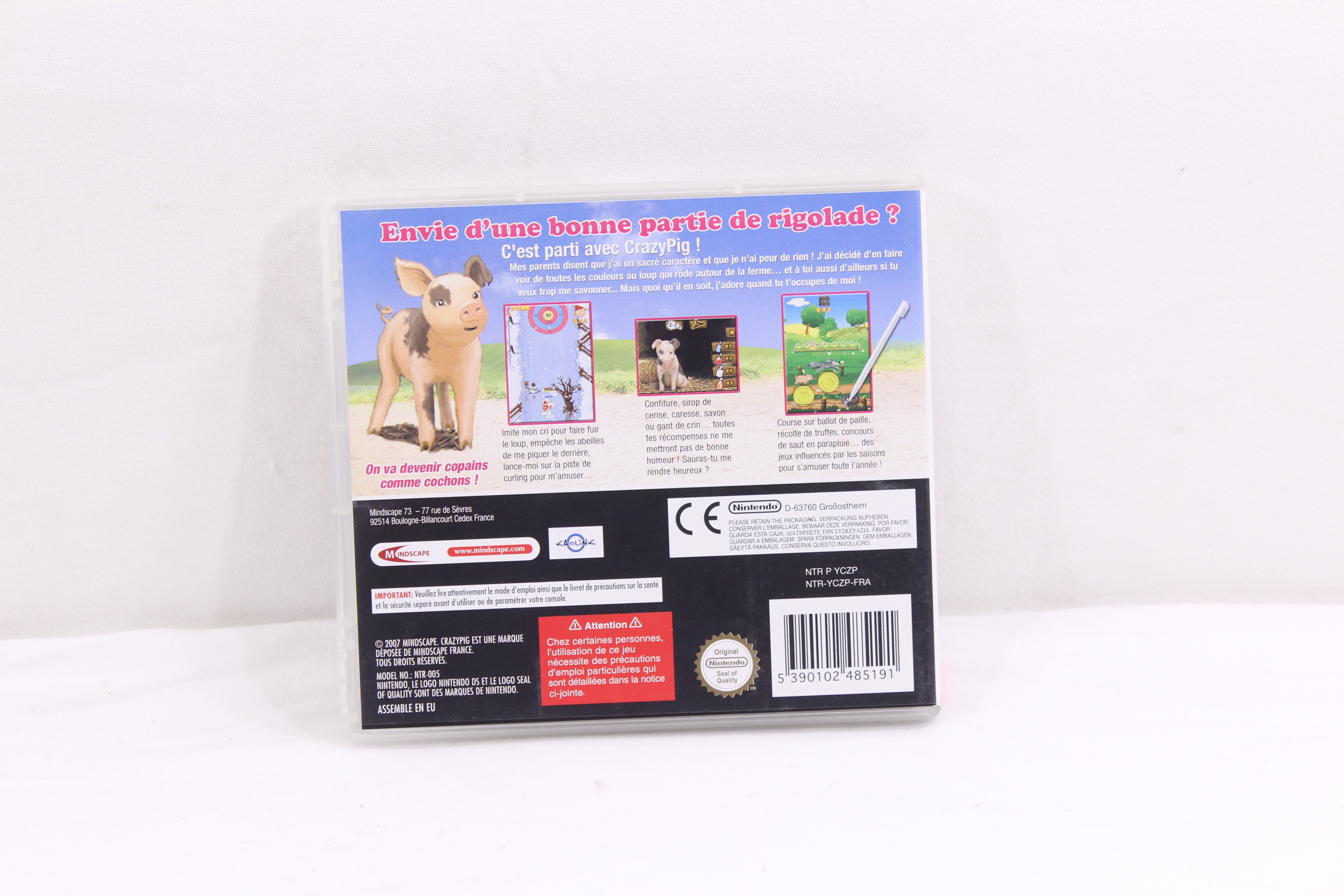 Voir photo 3 de Cartouche de jeu vidéo + boite 'Crazy Pig' - Nintendo DS Cartouche de jeu vidéo + boite 'Crazy Pig' - Nintendo DS Bon état reconditionné photo 3