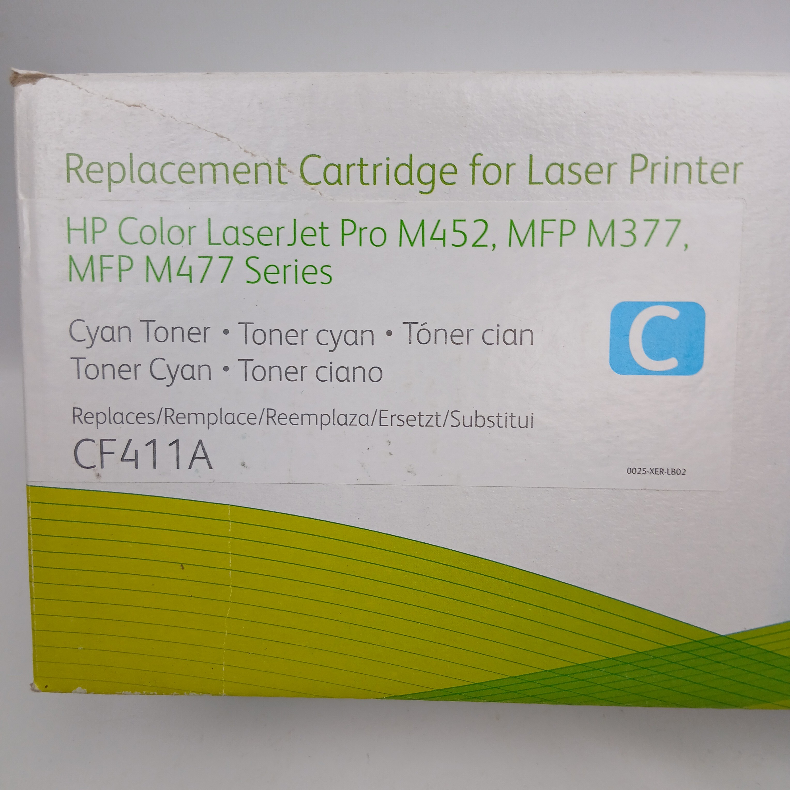 Voir photo 3 de Cartouche Toner Cyan CF411A pour Imprimantes laser Jet Pro M452,M377, MFP M477 Series | Dero Cartouche Toner Cyan CF411A pour Imprimantes laser Jet Pro M452,M377, MFP M477 Series Bon état reconditionné photo 3 | Dero