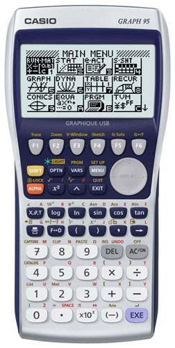 Casio Calculatrice Graph 95 État correct Casio reconditionné disponible sur Fnac