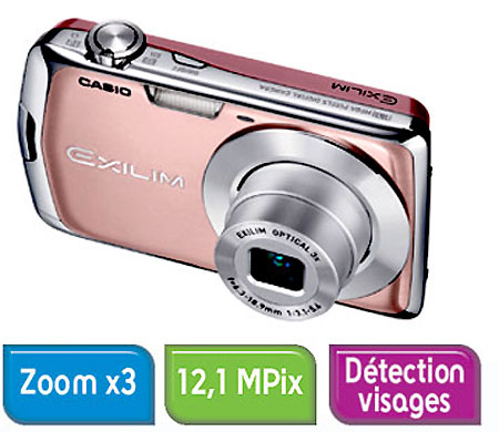 Casio Exilim EX-Z2 Rose État correct Casio Exilim reconditionné disponible sur Fnac