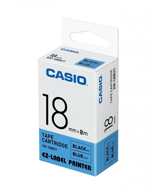 Casio XR-18BU1 - bande d'étiquettes - 1 rouleau(x) État correct Casio reconditionné disponible sur Fnac