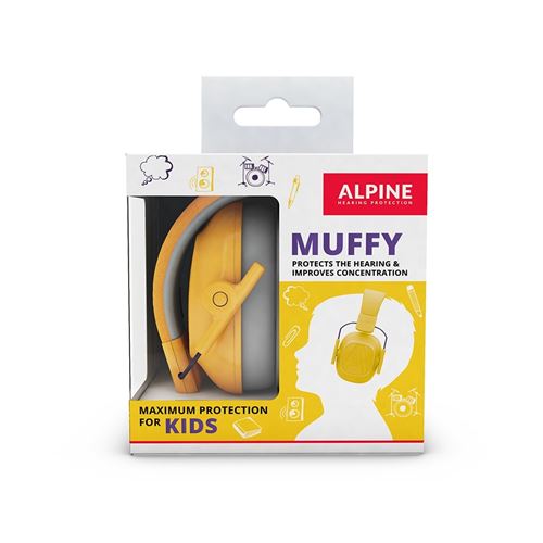 Casque antibruit pour enfant Alpine Muffy MKIDS-YE Jaune État correct Alpine Electronics reconditionné disponible sur Fnac