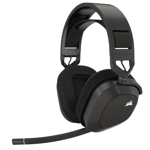 Casque Arceau Circum-aural Gaming sans fil Corsair HS80 Max Bluetooth Gris Anthracite État correct Corsair reconditionné disponible sur Fnac