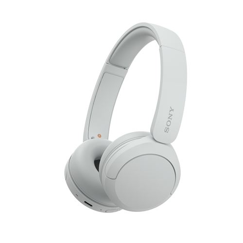 Casque arceau sans fil Bluetooth Multipoint Sony WHCH520 Blanc État correct Sony reconditionné disponible sur Fnac