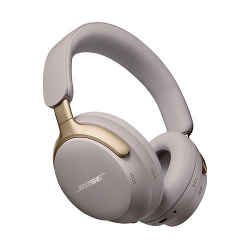 Casque arceau sans fil Bose QuietComfort Ultra avec réduction active du bruit Bluetooth Beige et Marron État correct reconditionné disponible sur Fnac