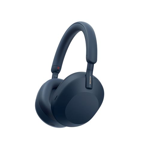 Casque audio arceau sans fil Sony WH1000XM5 bleu à réduction de bruit État correct reconditionné disponible sur Fnac