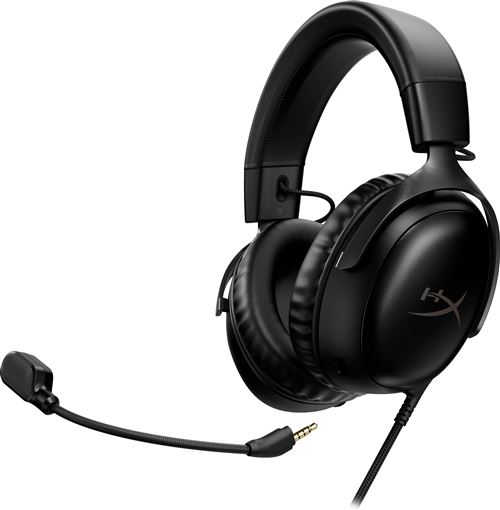 Casque audio filaire HyperX Cloud III pour PC/PS5/Xbox Series X/S/Xbox One/Nintendo Switch/Mac/Mobile Noir État correct HyperX reconditionné disponible sur Fnac