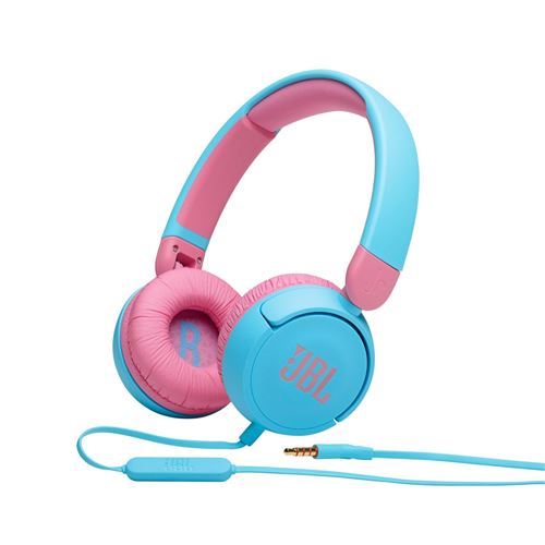 Casque audio filaire pour enfant JBL JR 310 Bleu et rose État correct reconditionné disponible sur Fnac
