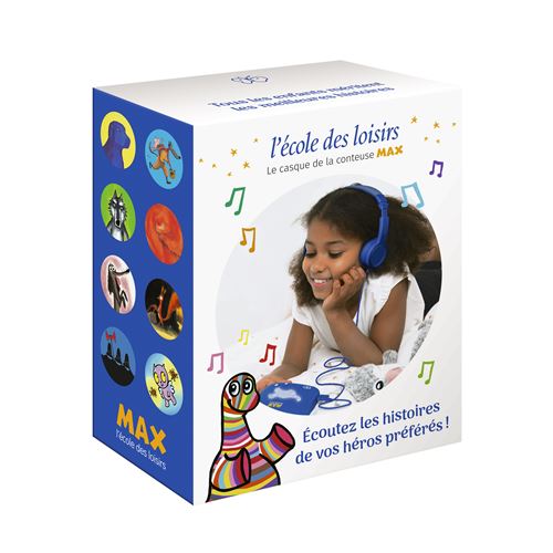 Casque audio L'école des loisirs pour boîte à histoires Max Bleu État correct reconditionné disponible sur Fnac