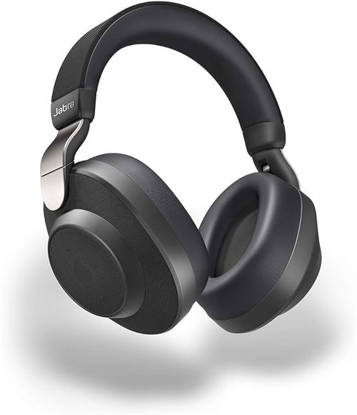 Casque audio sans fil Bluetooth Jabra Elite 85H avec réduction de bruit Noir Gris Reconditionné État correct Jabra reconditionné disponible sur Fnac