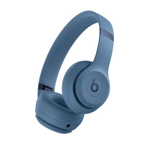 Casque audio supra-auriculaire sans fil Beats Solo 4 Bluetooth Bleu ardoise État correct Beats reconditionné disponible sur Fnac