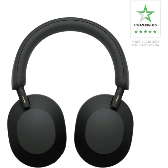 Casque Bluetooth - Sony WH-1000XM5 - Reconditionné Excellent état - iOS et Android - Noir refurbished reconditionné disponible sur Cdiscount Seconde Vie