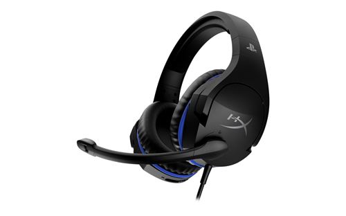 Casque circum-aural filaire HyperX Cloud Stinger pour PlayStation Noir et bleu État correct HyperX reconditionné disponible sur Fnac