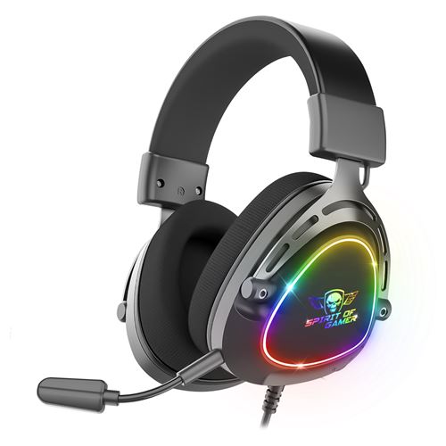 Casque circum-aural filaire Spirit Of Gamer Elite H41 pour PC Mac PS4 PS5 Nintendo Switch Xbox One Xbox Series X et S Noir État correct Spirit of Gamer reconditionné disponible sur Fnac