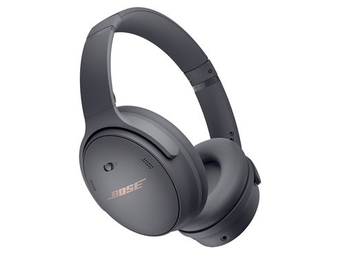 Casque circum-aural sans fil à réduction de bruit Bose QuietComfort 45 Bluetooth Edition Limitée Jain Gris eclipse État correct Bose reconditionné disponible sur Fnac