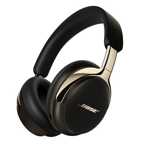 Casque circum-aural sans fil Bose QuietComfort Ultra 2e génération avec réduction active du bruit Noir et Or État correct reconditionné disponible sur Fnac