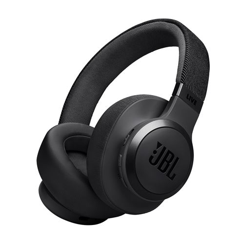 Casque Circum-Auriculaire sans fil Bluetooth JBL Live 770 NC à réduction de bruit adaptative Noir État correct JBL reconditionné disponible sur Fnac