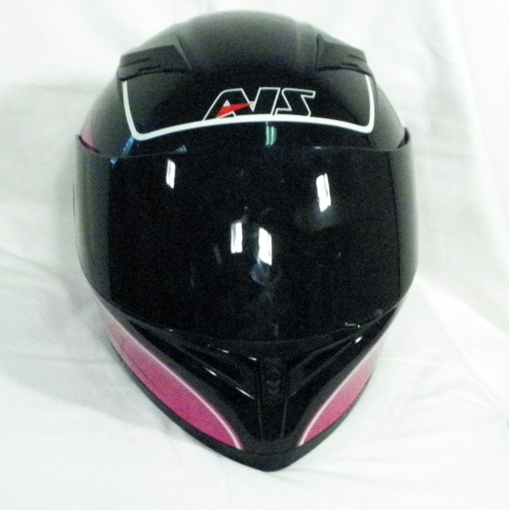 Voir photo 3 de Casque De Moto Femme Noir/Rose SEBASTY T M. Casque De Moto Femme Noir/Rose SEBASTY T M. Bon état reconditionné photo 3