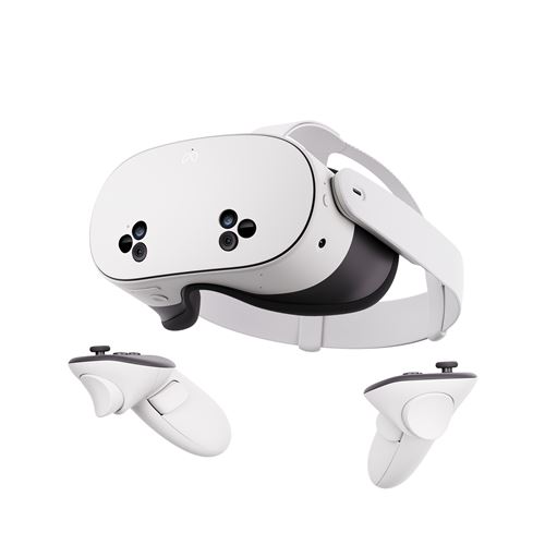 Casque de réalité virtuelle et mixte Meta Quest 3S 256 Go Blanc État correct Meta reconditionné disponible sur Fnac
