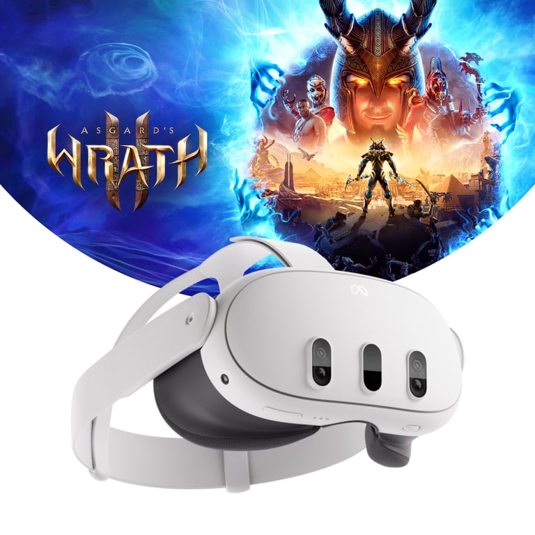Casque de réalité virtuelle Meta Quest 3 128 Go, Blanc - Bon état Bon état Meta reconditionné disponible sur Pixmania