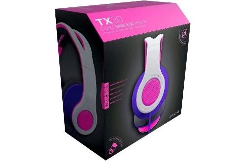 Casque filaire stéréo Gaming Gioteck TX30 pour Nintendo Switch PS5 PS4 Xbox Séries et Xbox One Rose État correct Gioteck reconditionné disponible sur Fnac