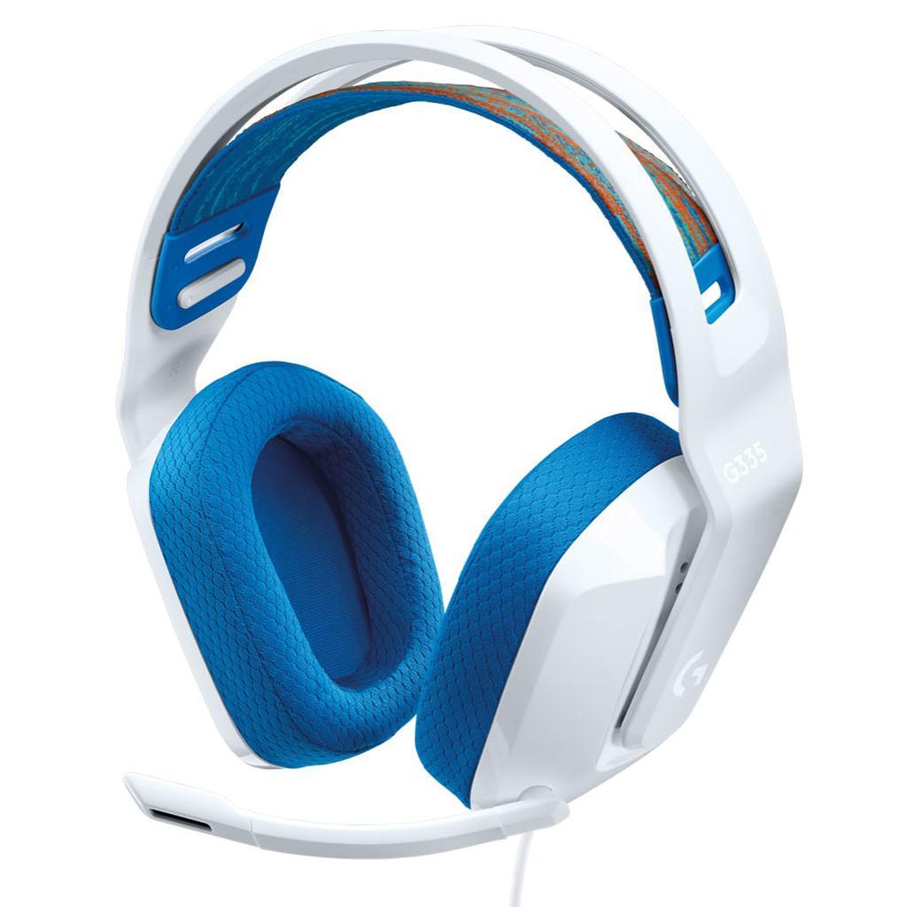 Casque gaming filaire avec micro Logitech G335 - Blanc Reconditionné Logitech reconditionné disponible sur Backmarket