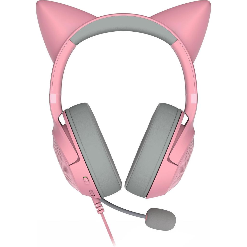 Casque gaming filaire avec micro Razer Kraken Kitty V2 - Rose/Gris Reconditionné Razer reconditionné photo 4 | Dero