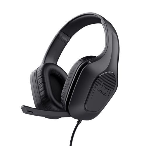 Casque gaming filaire avec micro Trust GXT 415 Zirox - Noir Reconditionné - 37,50 € Casque gaming filaire avec micro Trust GXT 415 Zirox - Noir Reconditionné Trust reconditionné disponible sur Backmarket