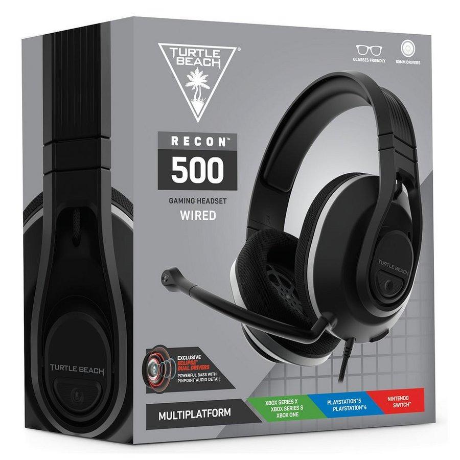 Voir photo 3 de Casque gaming filaire avec micro Turtle Beach Recon 500 - Noir | Dero Casque gaming filaire avec micro Turtle Beach Recon 500 - Noir Reconditionné Turtle Beach reconditionné photo 3 | Dero