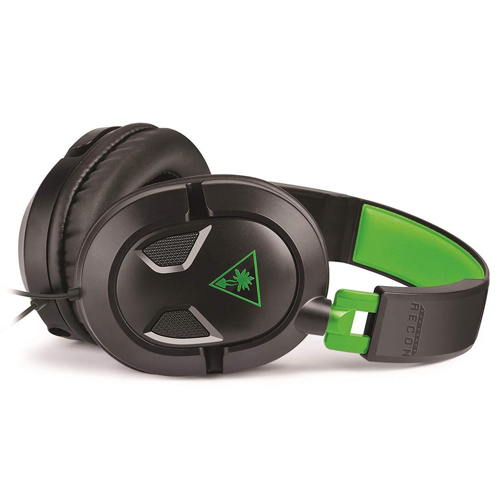 Voir photo 2 de Casque gaming filaire avec micro Turtle Beach Recon 50X - Noir/Vert | Dero Casque gaming filaire avec micro Turtle Beach Recon 50X - Noir/Vert Reconditionné Turtle Beach reconditionné photo 2 | Dero