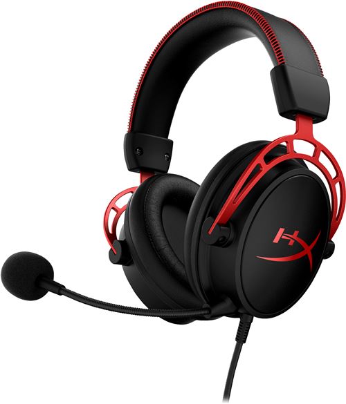 Casque Gaming filaire HyperX Cloud Alpha Noir et Rouge État correct HyperX reconditionné disponible sur Fnac