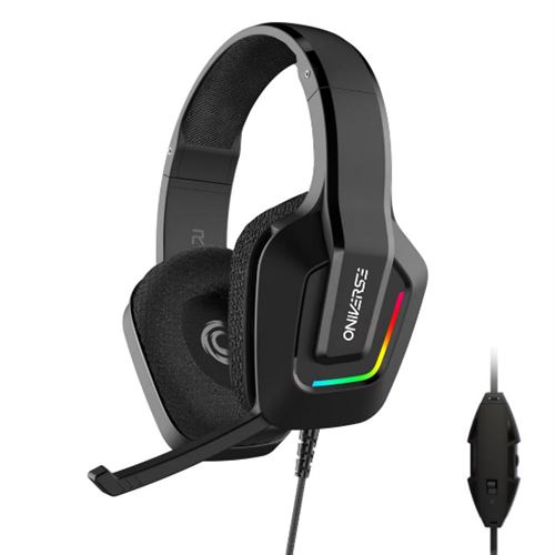 Casque gaming filaire LED Oniverse Noir Multi État correct N/A reconditionné disponible sur Fnac